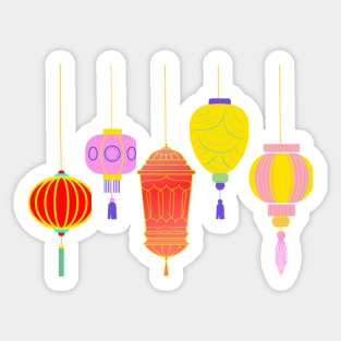 Lanterns Sticker